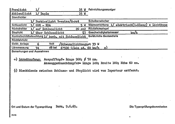 Suisse Fiche d'homologation 5099 Allemand Page 2 (TG.DE.5099.2.png)