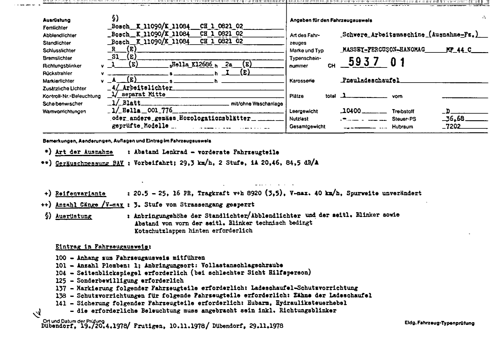 Swiss Certificate of Conformity 593701 German Page 2 (TG.DE.593701.2.png)