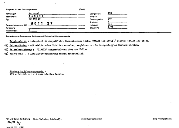 Swiss Certificate of Conformity 691137 German Page 2 (TG.DE.691137.2.png)