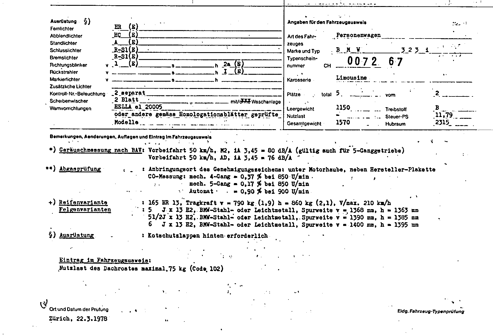 Suisse Fiche d'homologation 007267 Allemand Page 2 (TG.DE.007267.2.png)