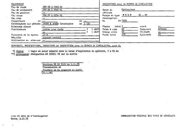 Schweizer Typenschein 7193  Französich Seite 2 (RT.FR.7193.10.png)