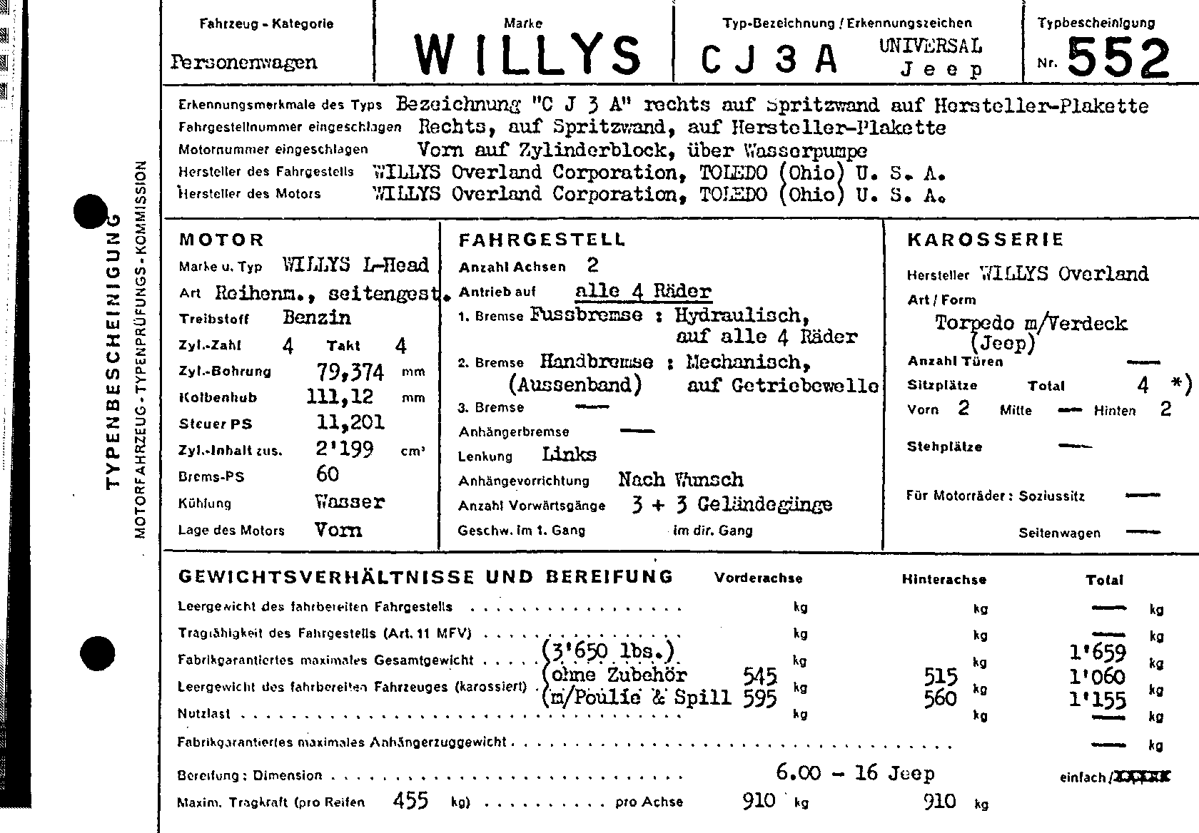 Swiss Certificate of Conformity 552 German Page 1 (TG.DE.552.1.png)