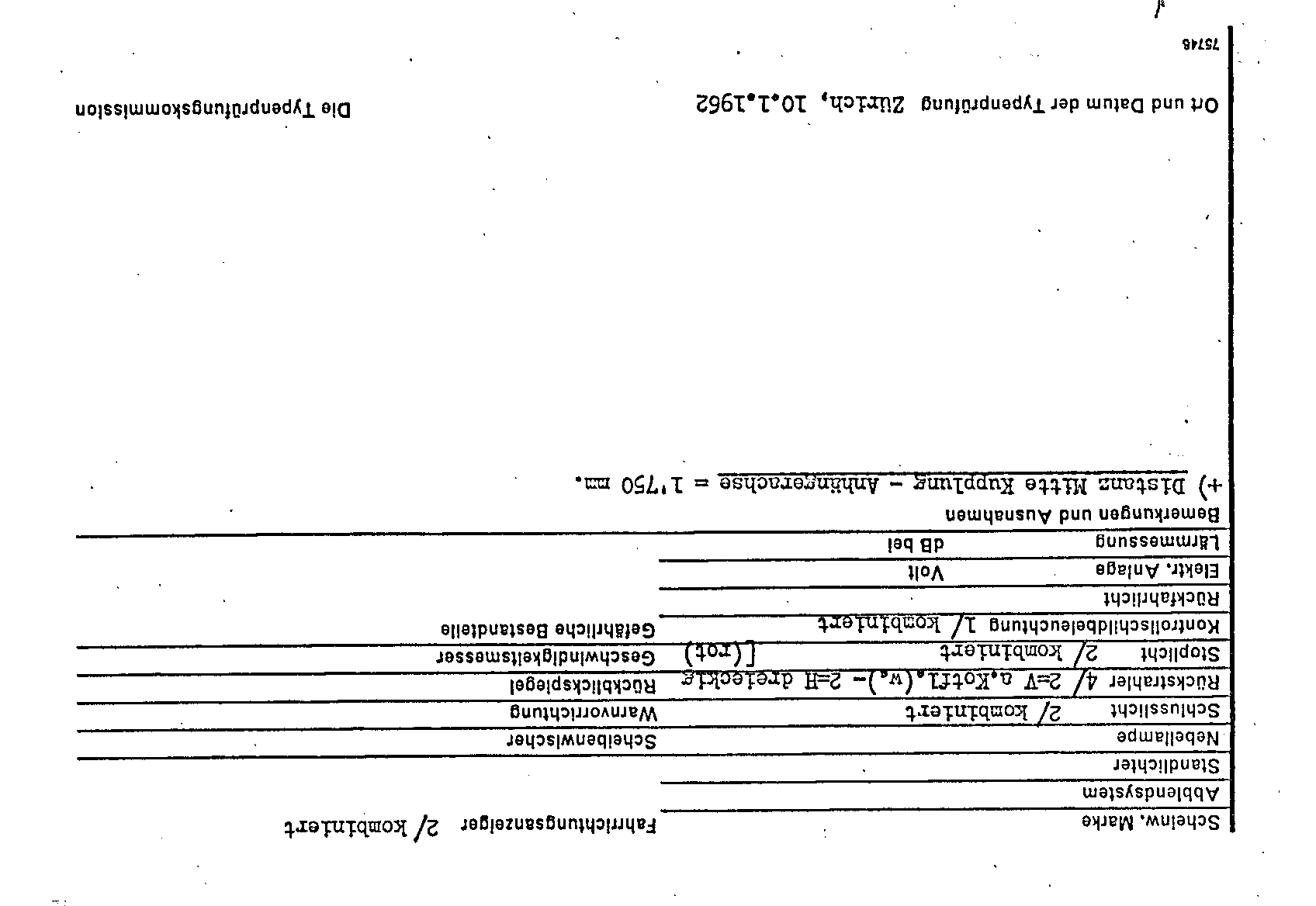 Suisse Fiche d'homologation 3722 Allemand Page 2 (TG.DE.3722.2.png)