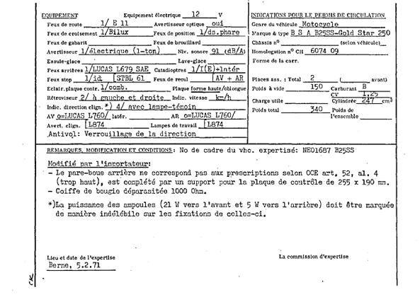 Swiss Certificate of Conformity 607409  French Page 2 (RT.FR.607409.2.png)