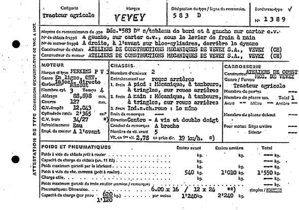 Schweizer Typenschein 1389  Französich Seite 1 (RT.FR.1389.1.png)