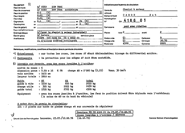 Swiss Certificate of Conformity 418601  French Page 2 (RT.FR.418601.2.png)