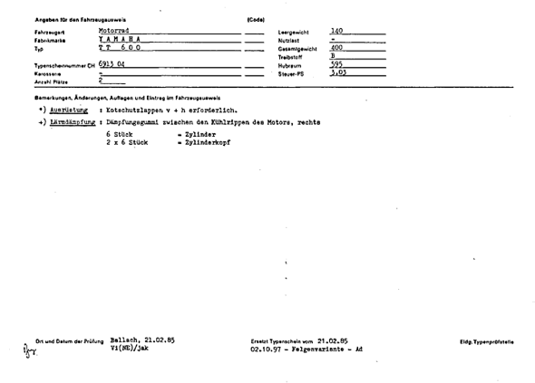 Schweizer Typenschein 691304 Deutsch Seite 2 (TG.DE.691304.2.png)