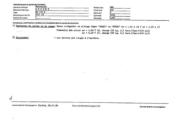 Schweizer Typenschein 671143  Französich Seite 2 (RT.FR.671143.2.png)