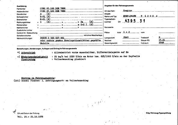 Swiss Certificate of Conformity 439531 German Page 2 (TG.DE.439531.2.png)