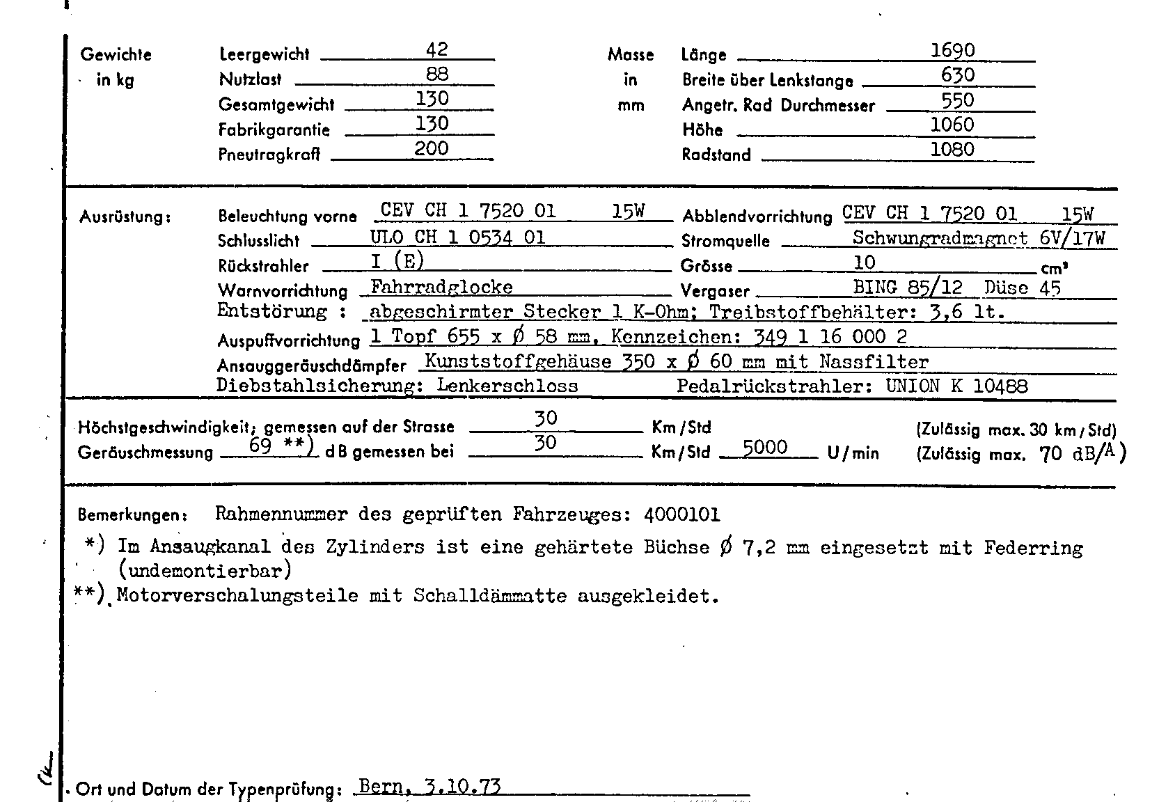 Schweizer Typenschein 7191 Deutsch Seite 2 (TG.DE.7191.2.png)