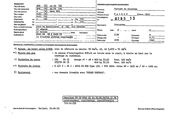 Swiss Certificate of Conformity 079513  French Page 3 (RT.FR.079513.2.png)