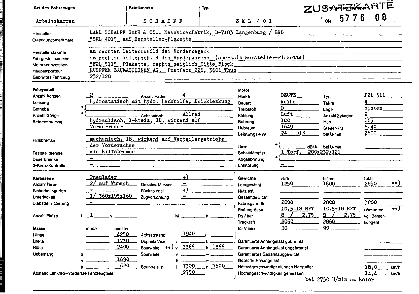 Schweizer Typenschein 577608 Deutsch Seite 1 (TG.DE.577608.1.png)