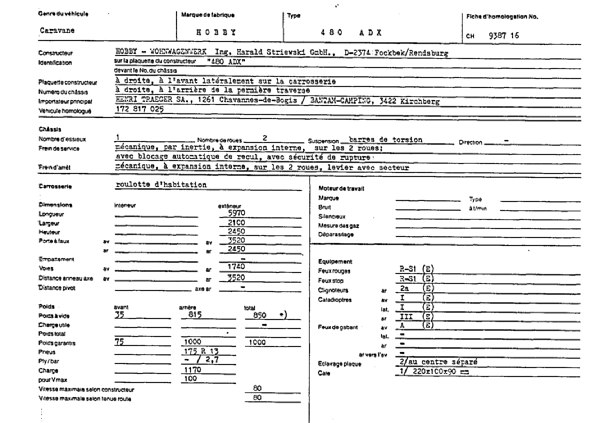 Schweizer Typenschein 938716  Französich Seite 1 (RT.FR.938716.1.png)