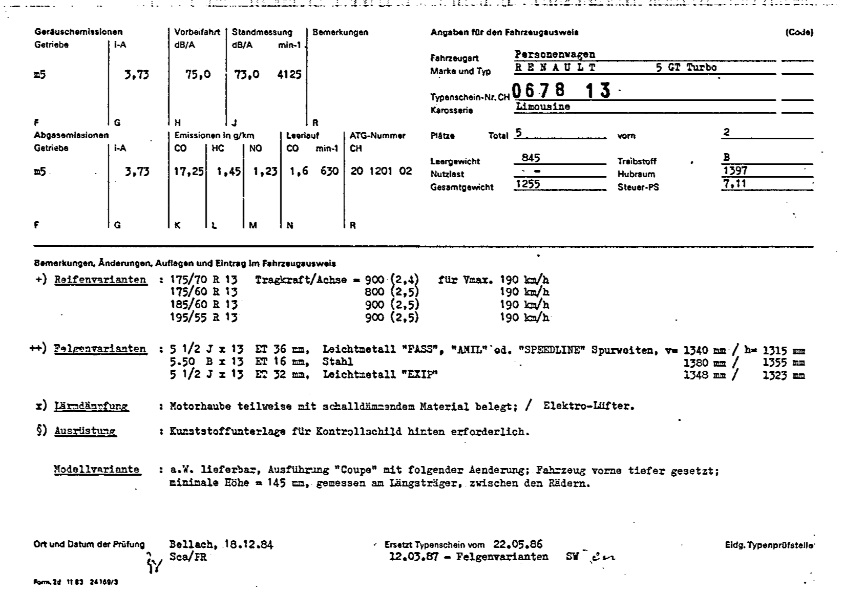 Schweizer Typenschein 067813 Deutsch Seite 2 (TG.DE.067813.2.png)