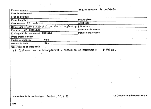 Suisse Fiche d'homologation 3722  Français Page 2 (RT.FR.3722.2.png)