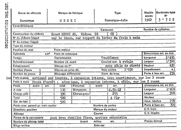 Suisse Fiche d'homologation 3722  Français Page 1 (RT.FR.3722.1.png)