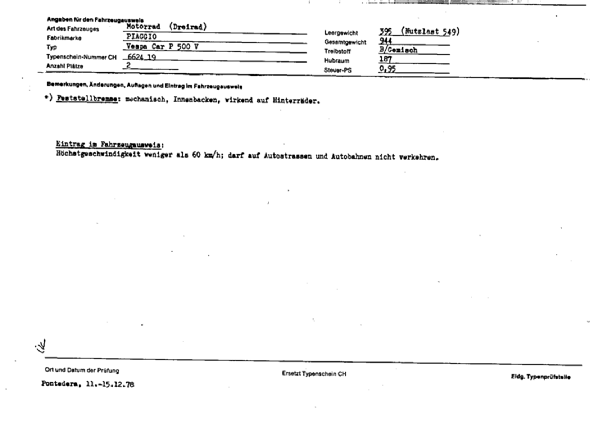 Swiss Certificate of Conformity 662419 German Page 2 (TG.DE.662419.2.png)