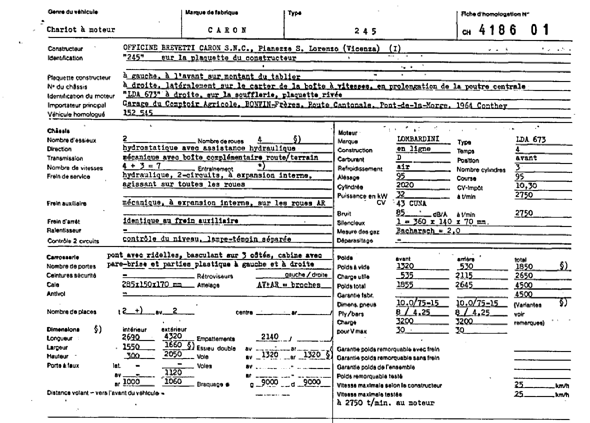 Swiss Certificate of Conformity 418601  French Page 1 (RT.FR.418601.1.png)