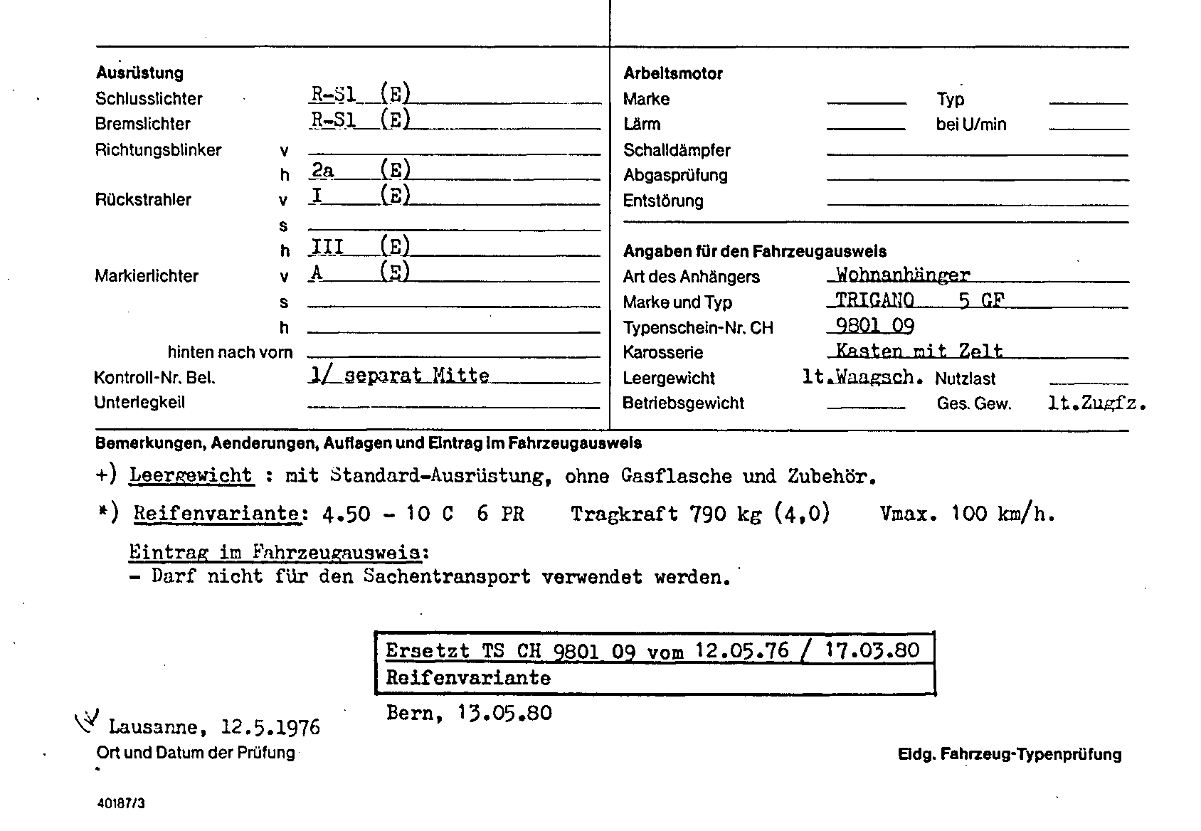 Schweizer Typenschein 980109 Deutsch Seite 2 (TG.DE.980109.2.png)