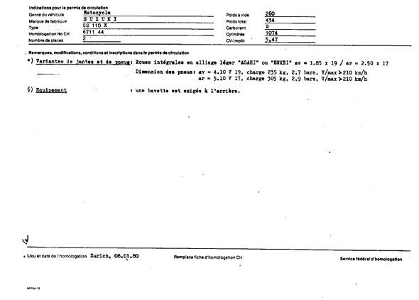 Schweizer Typenschein 671144  Französich Seite 2 (RT.FR.671144.2.png)