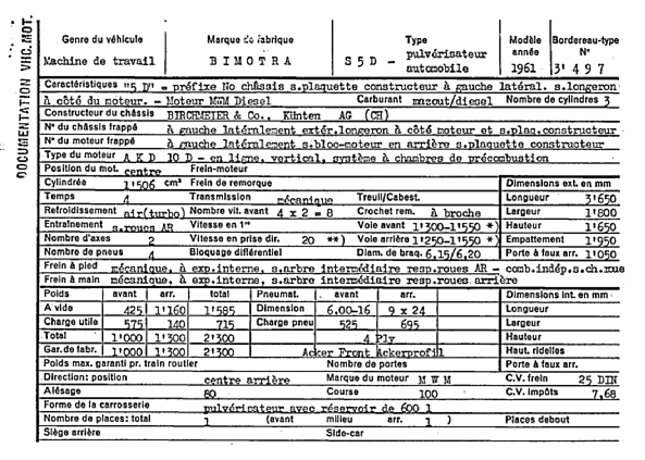 Schweizer Typenschein 3497  Französich Seite 3 (RT.FR.3497.3.png)